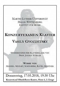 Plakat Konzertexamen 17.05.