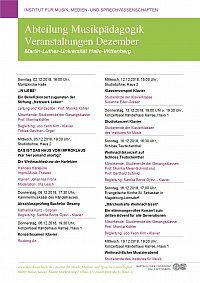 Plakat Dezember 2018