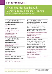 Plakat Januar/ Februar 2019