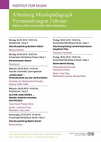 Plakat Februar 2019