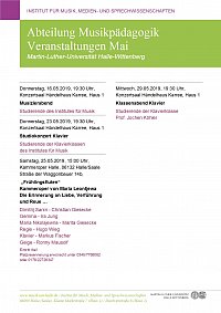 Plakat Mai 2019/2
