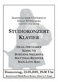 Plakat Studiokonzert