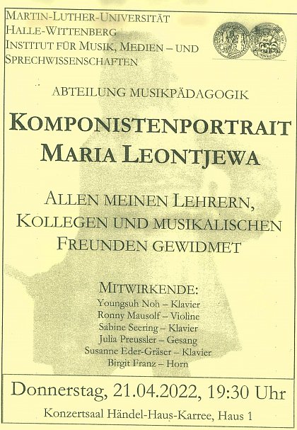 Komponistenportrait Maria Leontjewa
