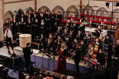 Sacred Concert in der Pauluskirche Halle Mai 2024 
Sopransolo: Julia Preuler (Foto: @Grit Hartung)