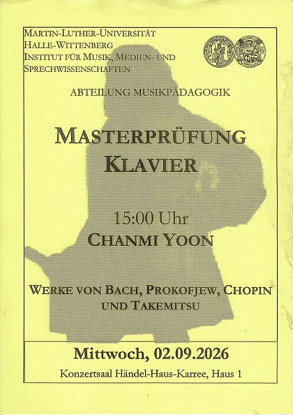 Masterpr�fung Klavier 