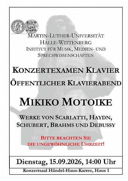Konzertexamen Klavier