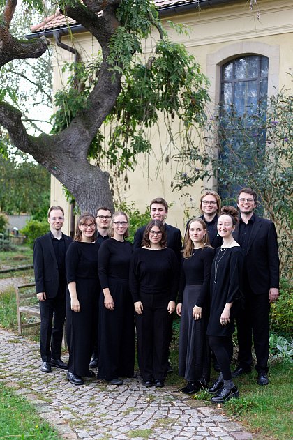 Vokalimprovisations-Ensemble �Nachhall�
Foto: Benjamin Friedrich Schmerer